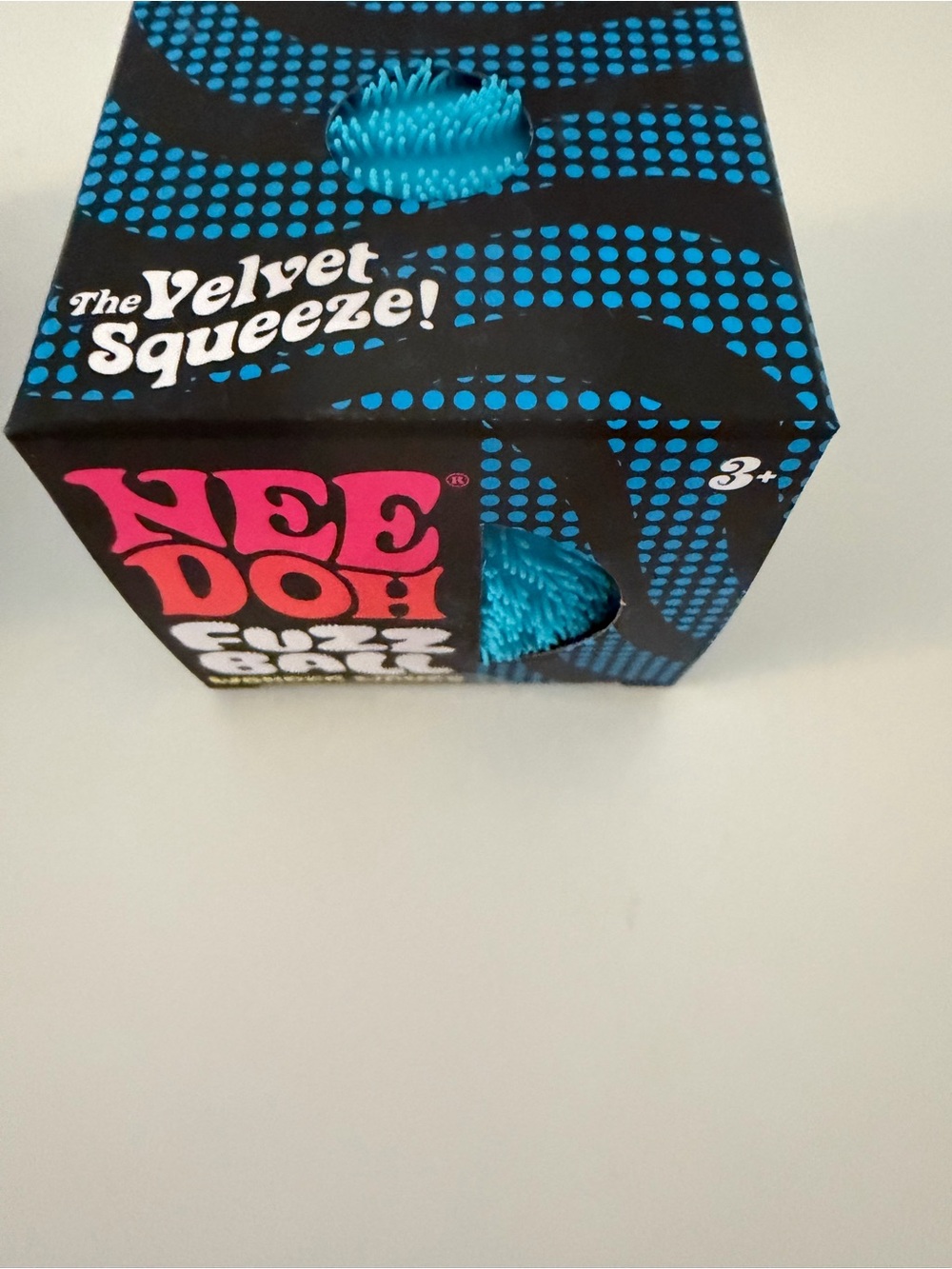 NeeDoh Velvet Squeeze! Blue. New and Authentic!